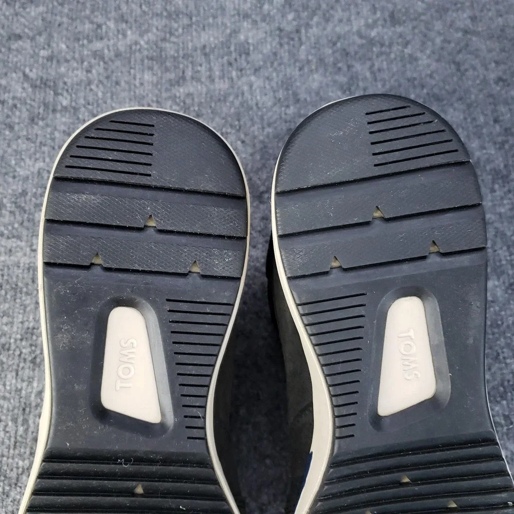 Toms Skully Boots Mens Size 11.5‎ Gray Black High Top Shoes Hiking Outdoor